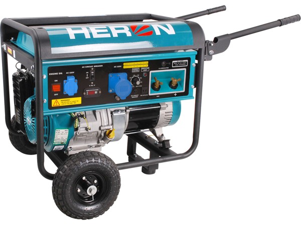 elektrocentrála se svářečkou 220A, benzínová 14HP/5,5kW - 4