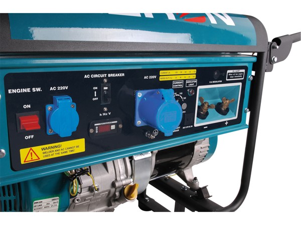 elektrocentrála se svářečkou 220A, benzínová 14HP/5,5kW - 6